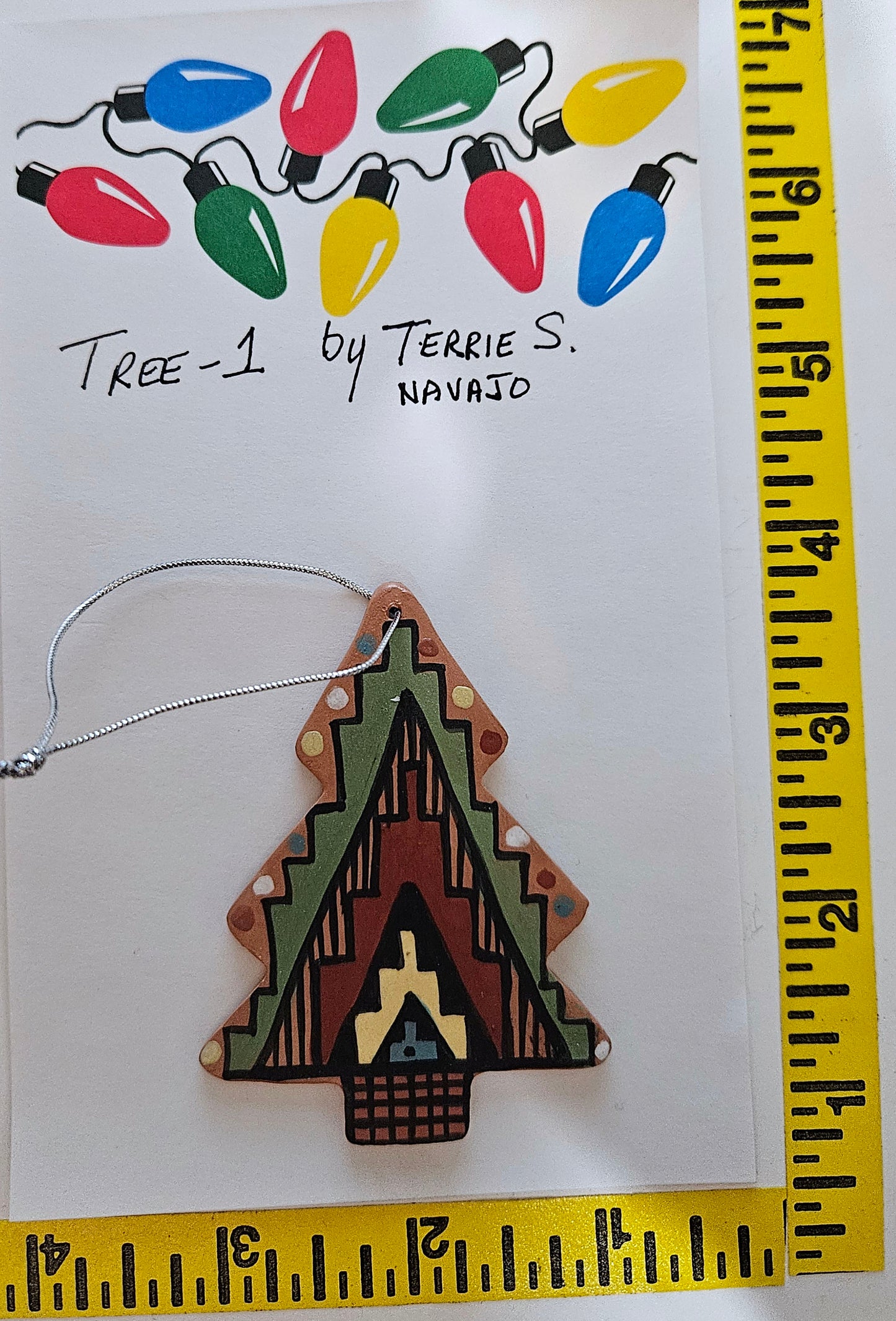 Christmas Tree - Ornament    Tree-1  Navajo