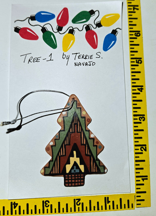 Christmas Tree - Ornament    Tree-1  Navajo