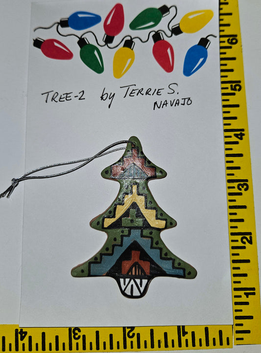 Christmas Tree - Ornament    Tree-2  Navajo