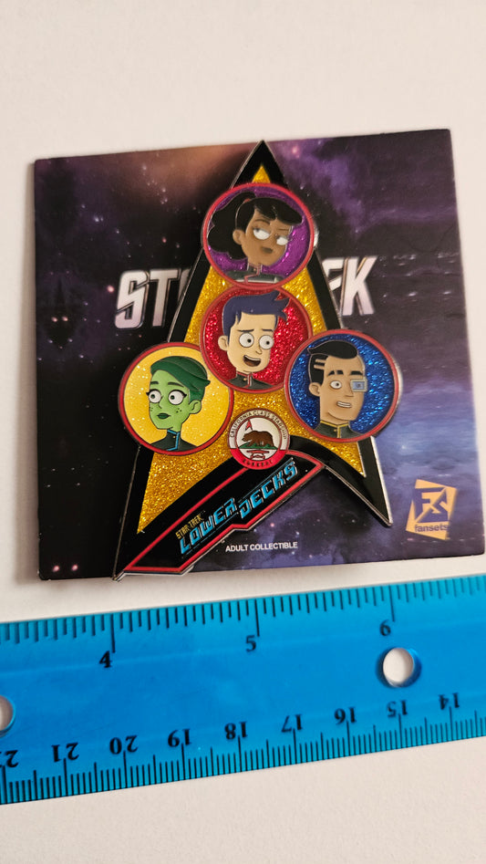 Star Trek 2024 Lower Decks Glitter Fansets - RARE - NEW