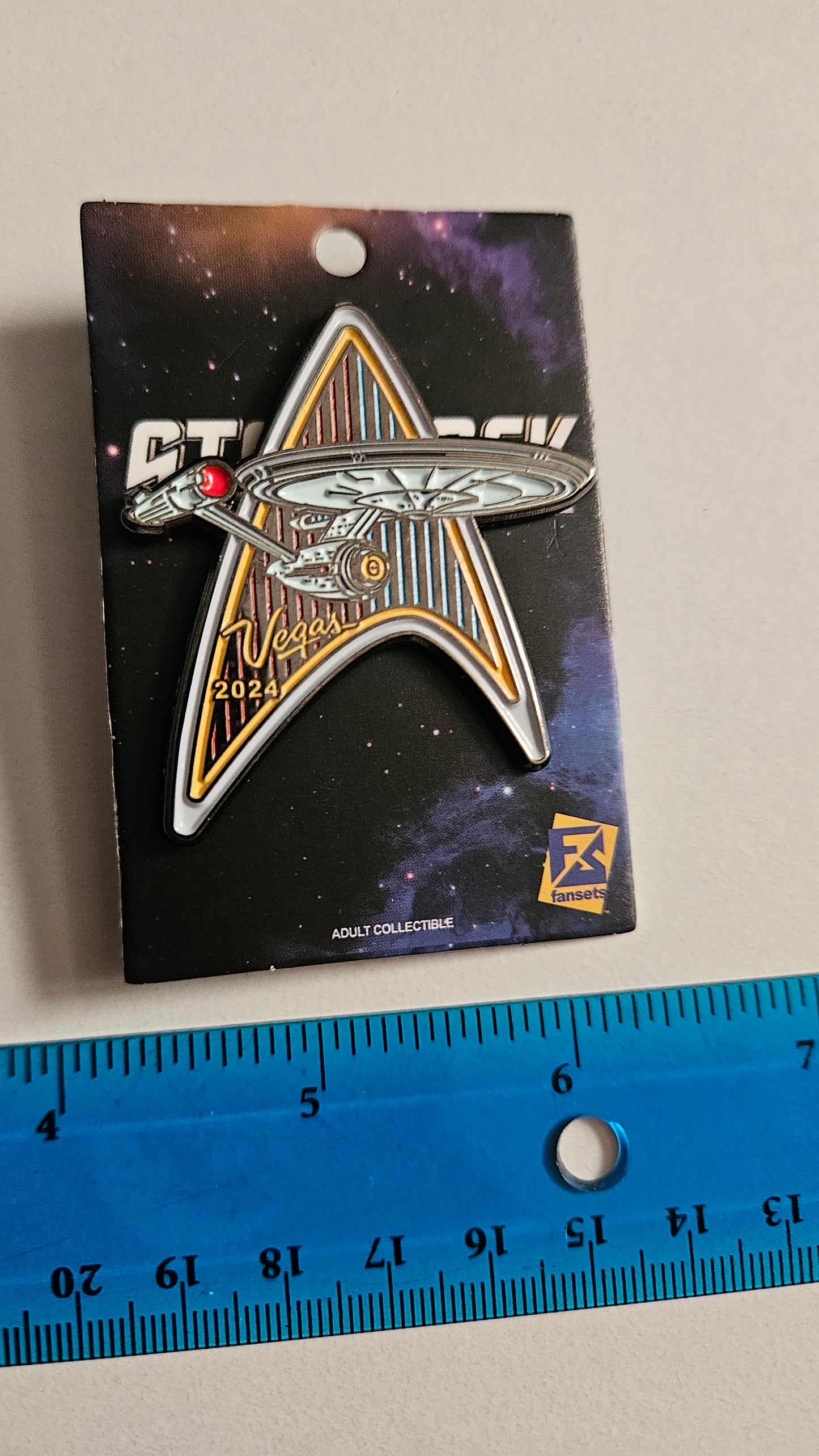 Star Trek: USS ENTERPRISE - FanSets pin Las Vegas stlv 2024 Limited edition Pin