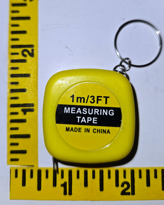 Mini Retractable Tape Measure Keychains - 1m/3ft Compact Pocket Size   NEW