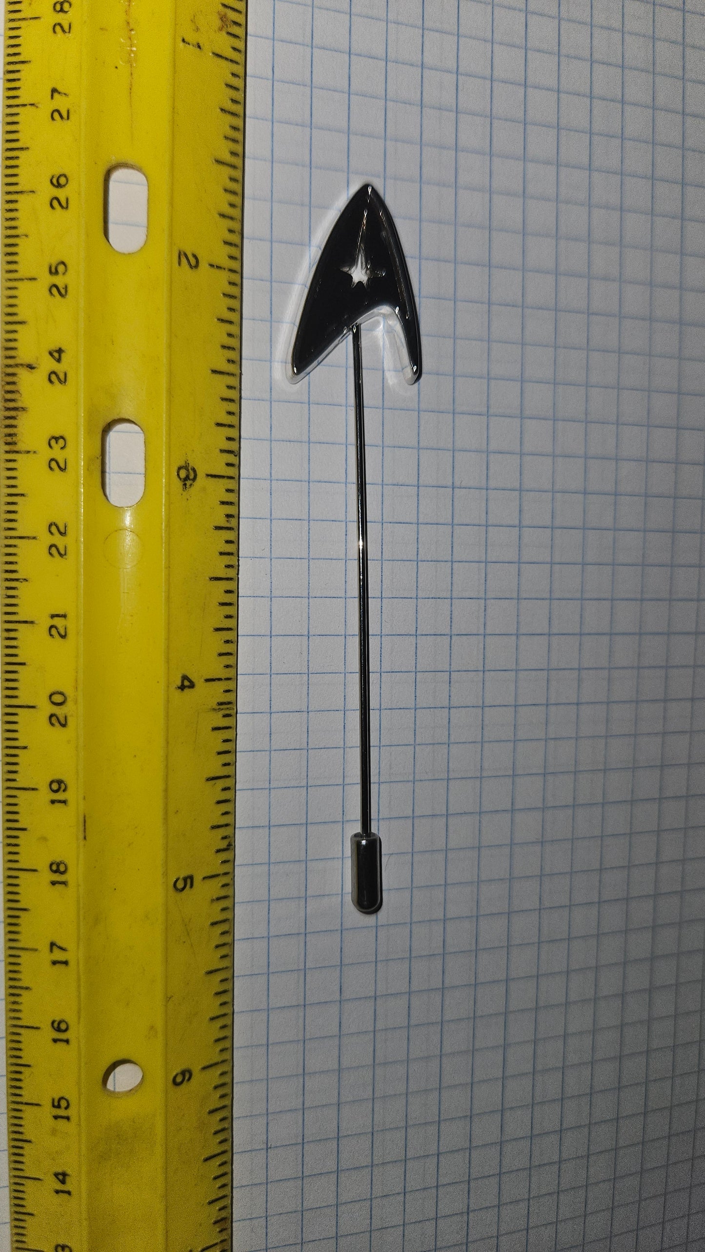 Star Trek - Delta Arrowhead  Licensed Pin Licensed NIP 4inch by0.1inch NEW RETIRED - NIP (Copy)