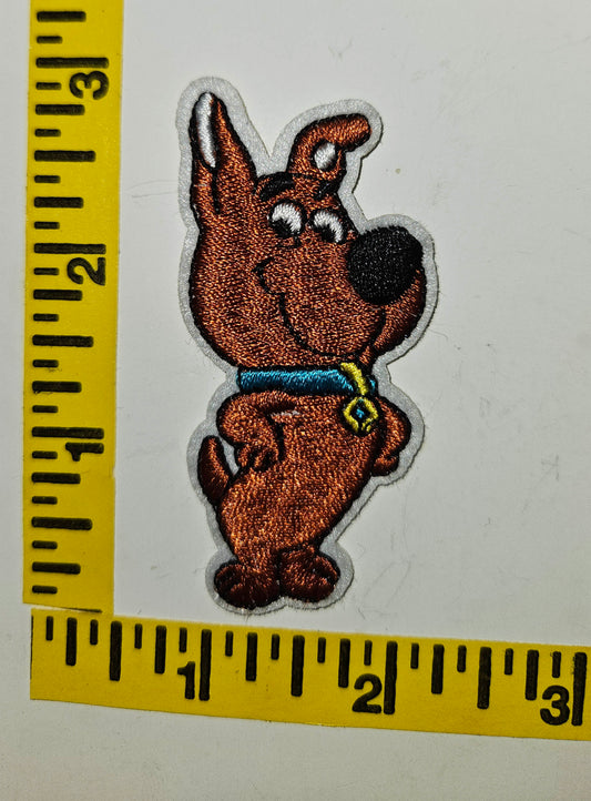 Scrappy-Doo 3 in x 1 inch Cut out Iron-on Patch NEW