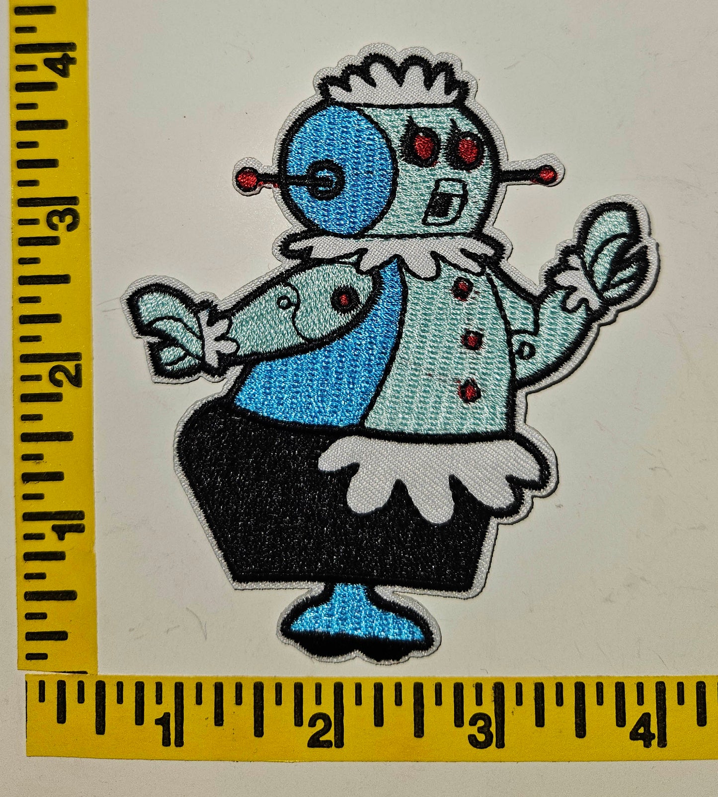 Rosie the Robot 4 in x 3 inch Iron-on Patch NEW