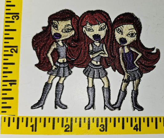 Bratz dolls 4in x 3 inch Iron-on Patch NEW