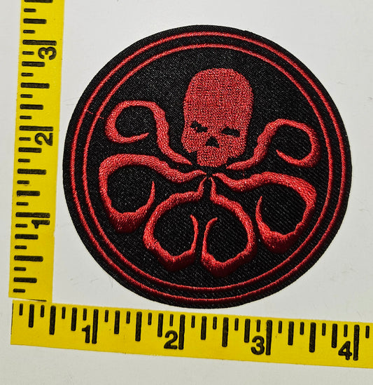 Hydra 3.5 inch round Iron-on Patch NEW
