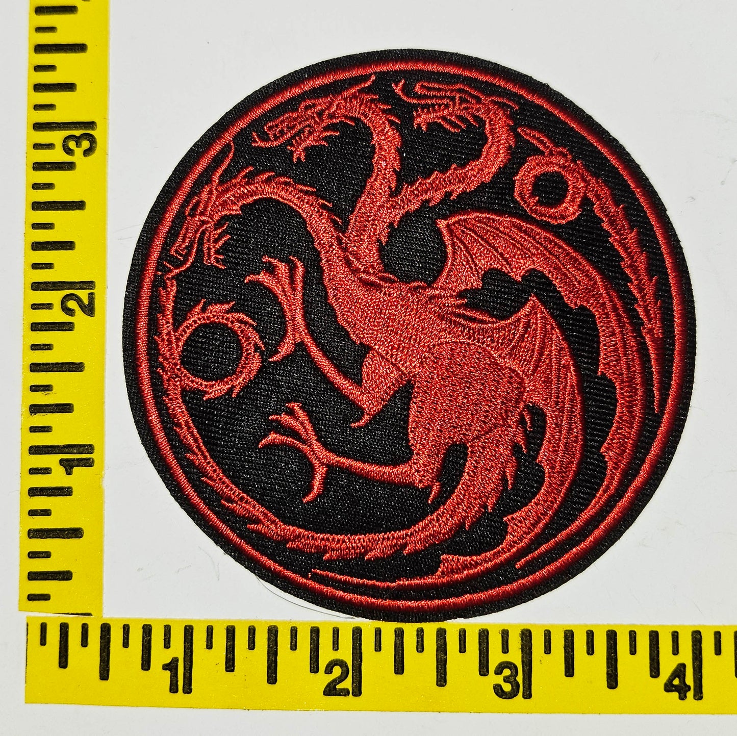 Dragon 3.5 inch round Iron-on Patch NEW