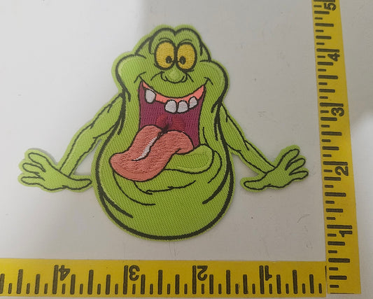 Slimer 2.5 inch x 4inch Oval Iron-on Patch NEW (Copy)