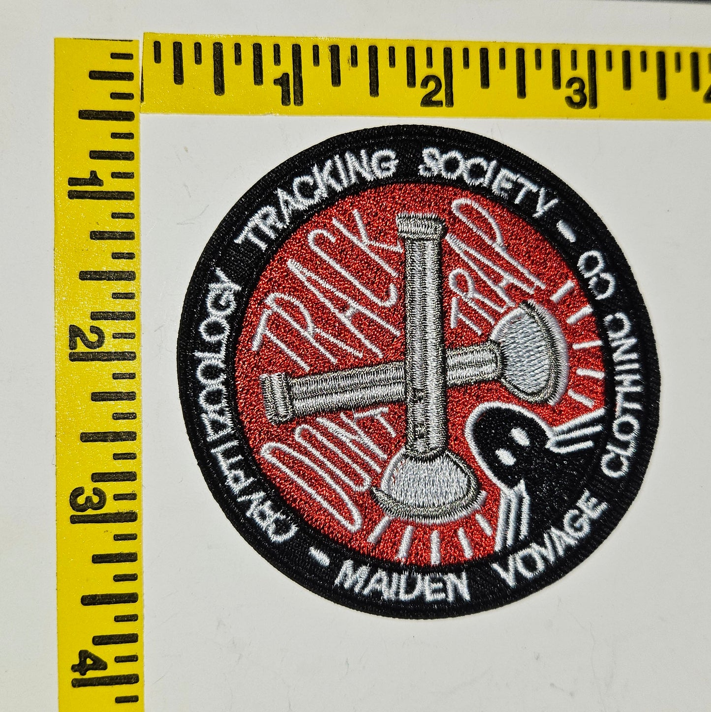 Track Don't Trap  - Cryptozoology Tracking Society 3inch Round