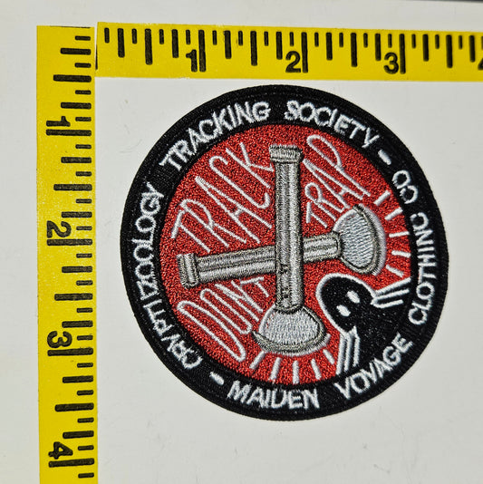 Track Don't Trap  - Cryptozoology Tracking Society 3inch Round