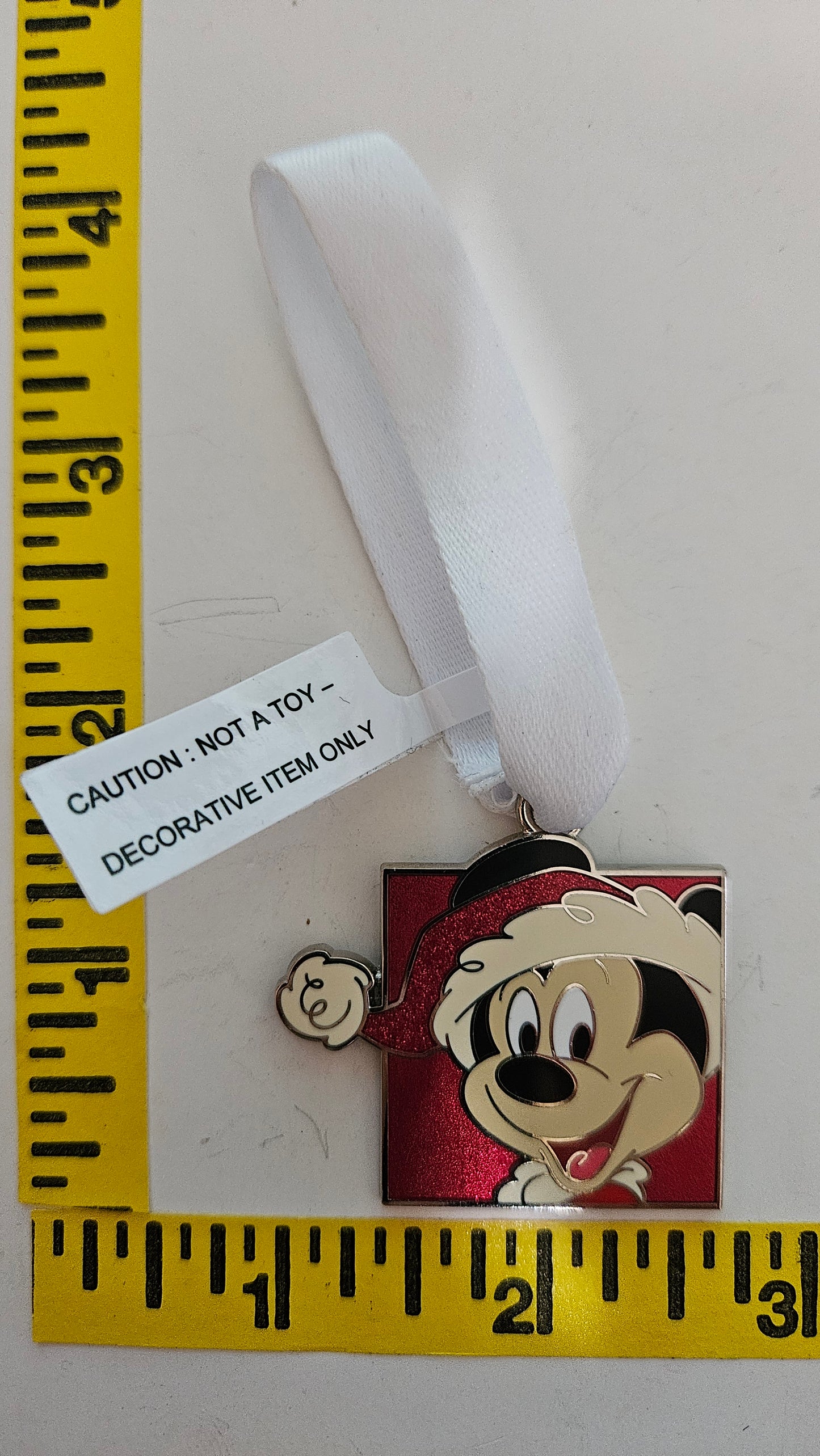 Disney Limited Releasae Mickey Mouse Ornaments / Charm Christmas Theme NEW