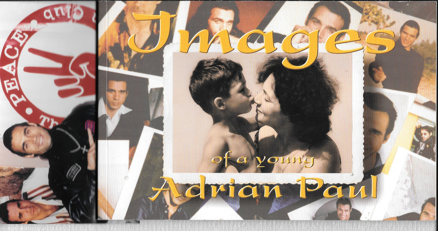 Adrain Paul  AUTOGRAPH "Images Book"  blue-pen  Highlander + Photos