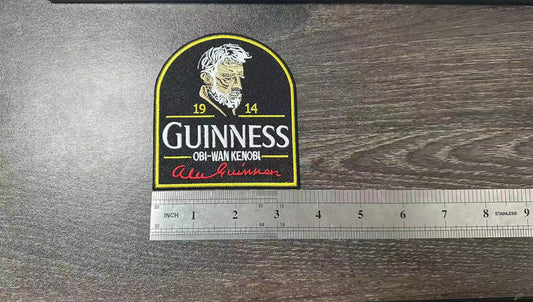 Star Wars Parody Patch Guinness Ob-Wan Kenobi 1914 - Patch NEW - Embroidery