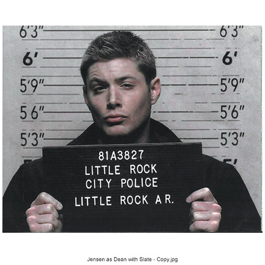 Jensen Ackles 8in x 10in photograph - Color - Supernatural with Slate