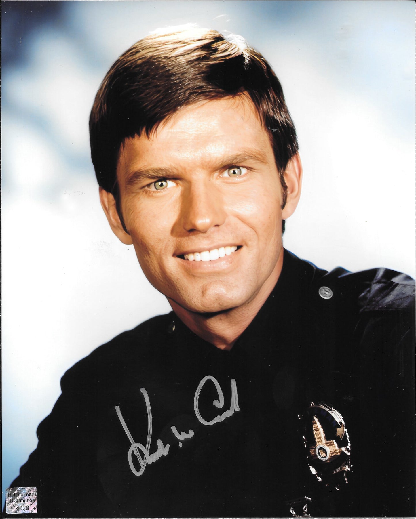 Kent McCord (Adam-12) 8inchx10inch AUTOGRAPH photo Silver-sharpie