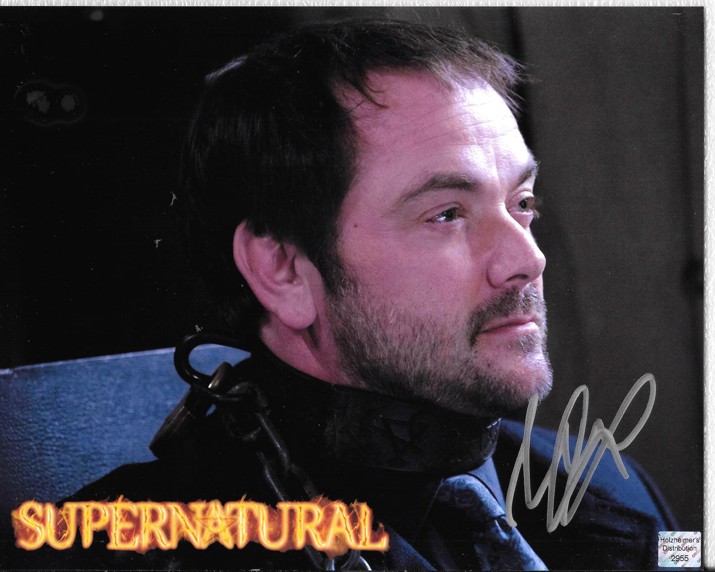 Mark Sheppard 8in x 10in AUTOGRAPH Print in Supernatural Silver-sharpie #3