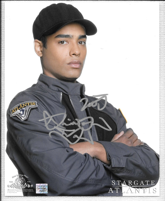 Rainbow Sun Francks 8in x 10in AUTOGRAPH Photo Star gate Silver-Sharpie