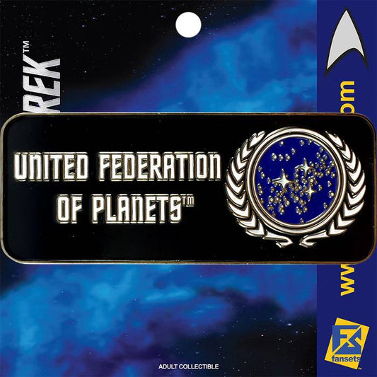 Star Trek Series United Federation of Planets Logo Licensed FanSets Pin