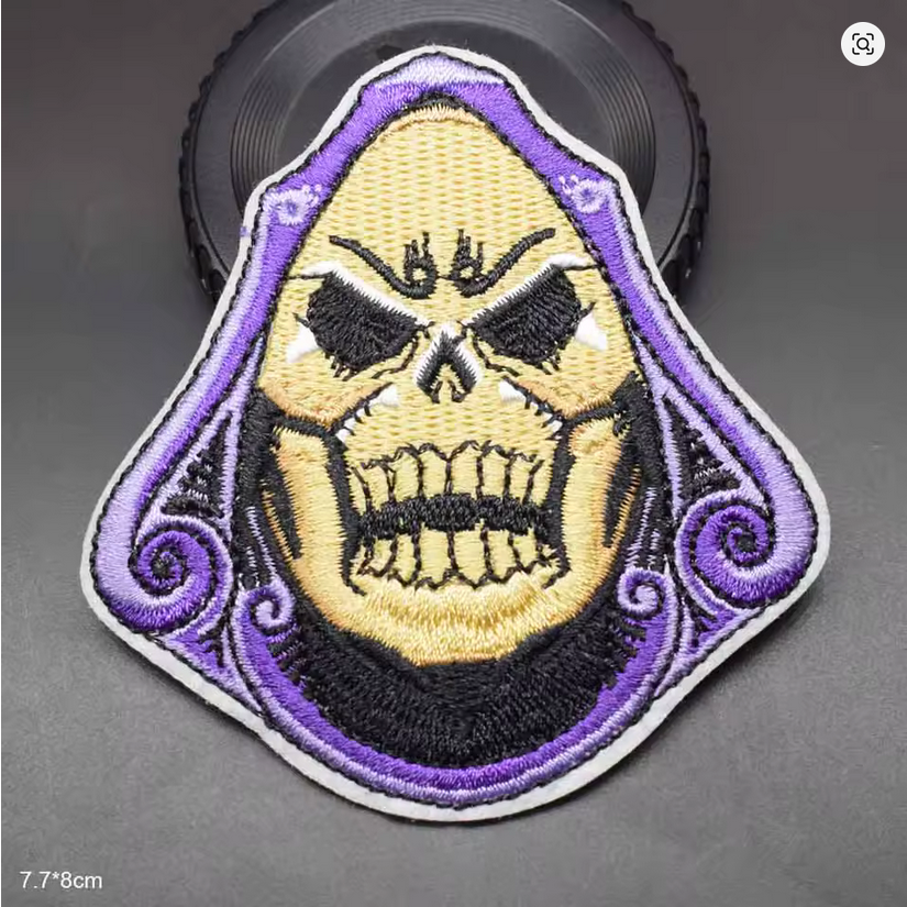 Skeletor Parody Patch NEW - Embroidery
