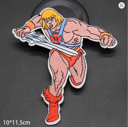 He-Man Parody Patch NEW - Embroidery