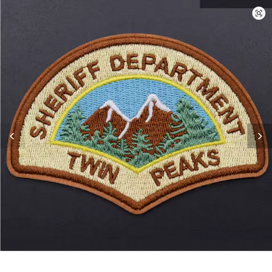 Sheriff Department Twin Peaks Parody Patch NEW - Embroidery