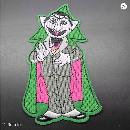 The Count Parody Patch NEW - Embroidery