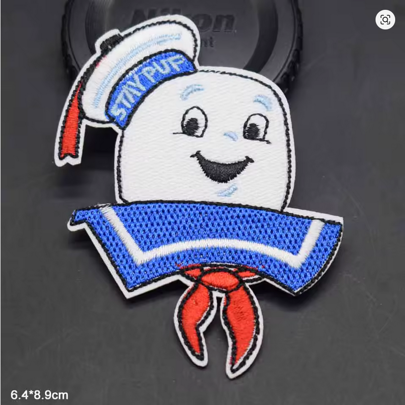 Stay Puft Mashmarrow Parody Patch NEW - Embroidery