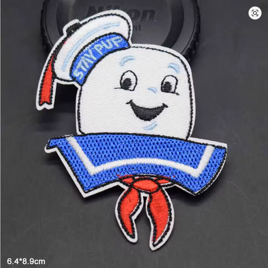 Stay Puft Mashmarrow Parody Patch NEW - Embroidery