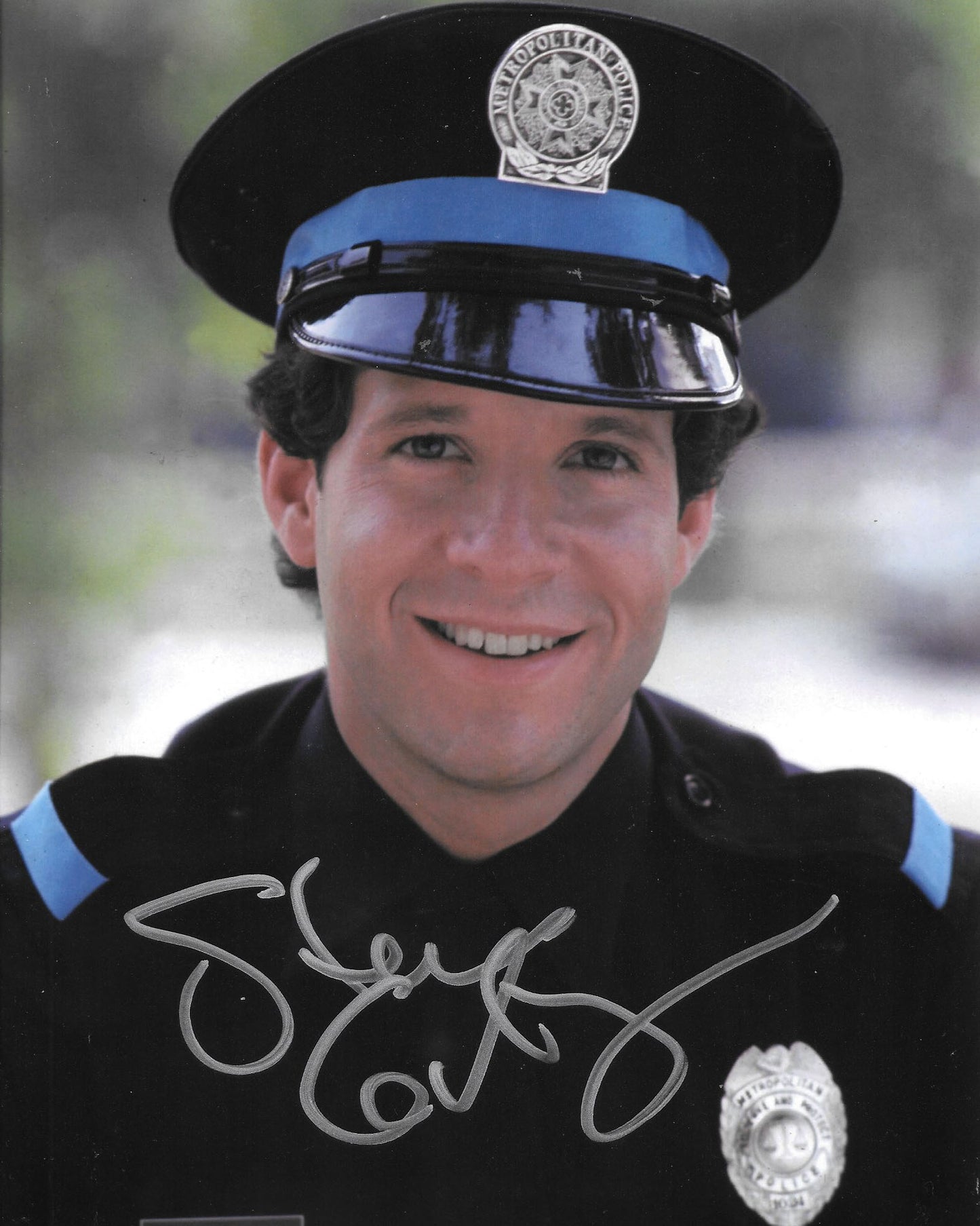 Steve Guttenberg 8n x 10in AUTOGRAPH Silver-sharpie