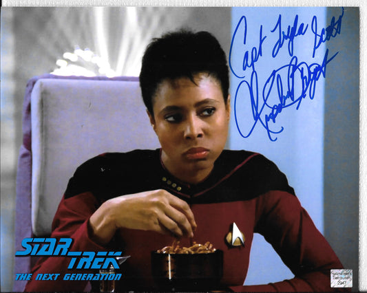 Ursaline Bryant 8in x 10in AUTOGRAPH Photopen St-tng blue-sharpie