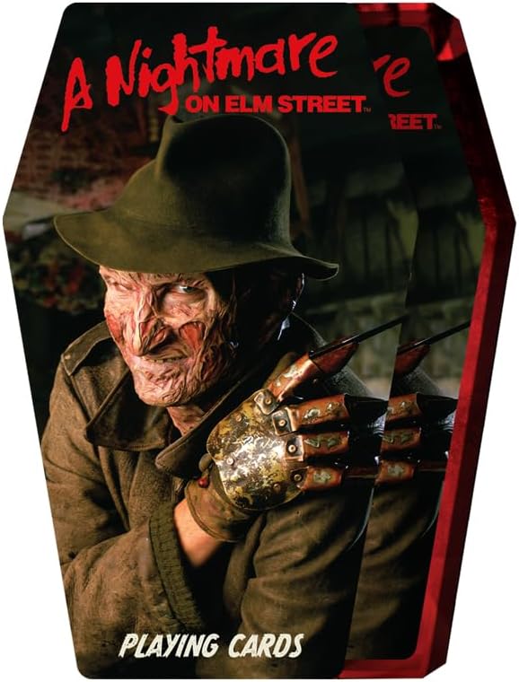 A Nightmare on Elm Street Premium Coffin Playing Cards - Aquarius  - NIP - Still Sealed