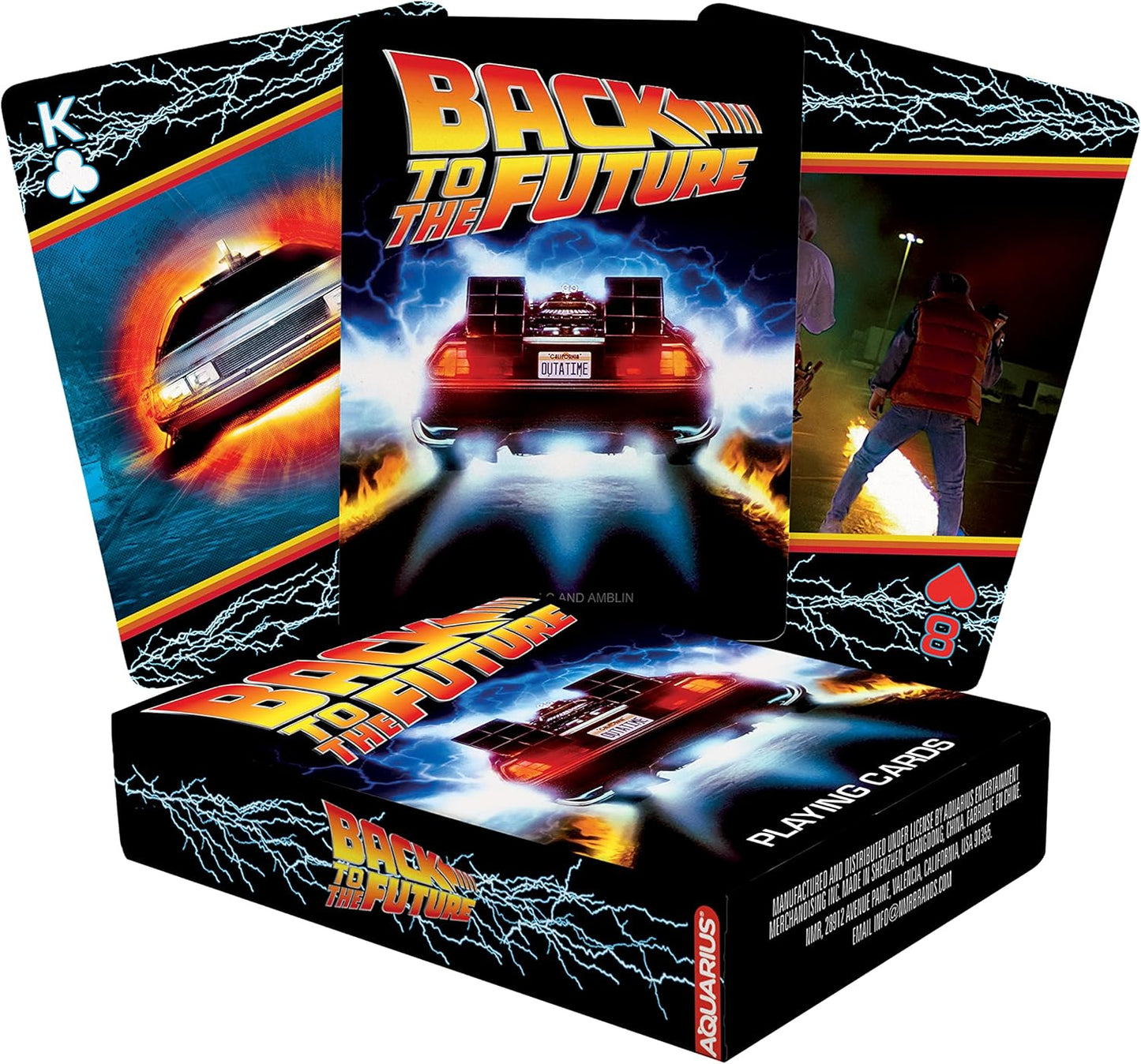 Back to the Future (BTTF) Playing Cards - Aquarius  - NIP - Still Sealed