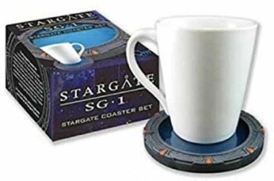 Stargate SG-1 Coaster Set of 4 from QMX- Factory Sealed-Out of Production