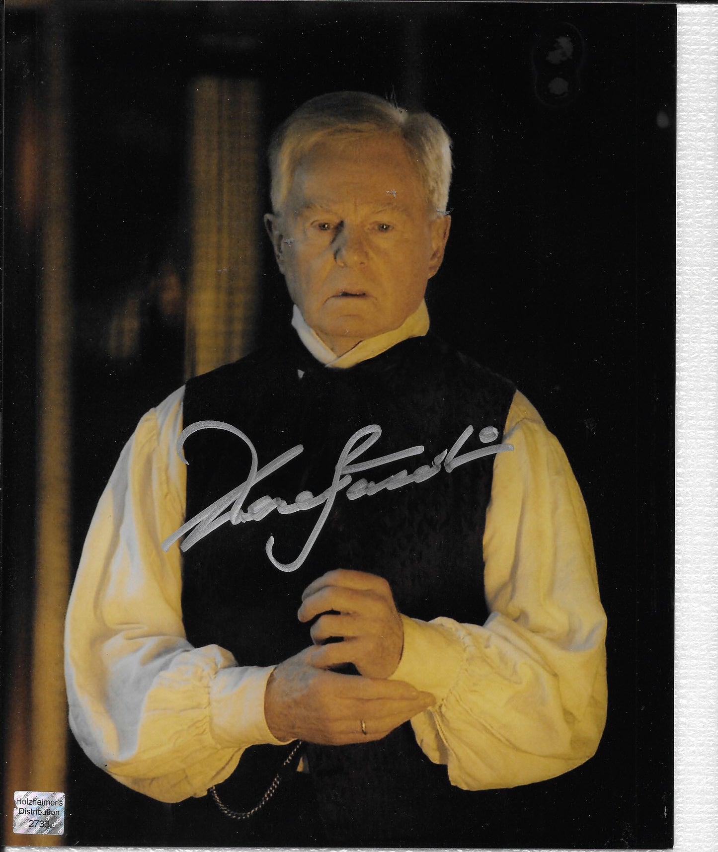 Sir Derek Jacobi 8in x 10in AUTOGRAPH Photo w/ Hands Silver-Sharpie #3