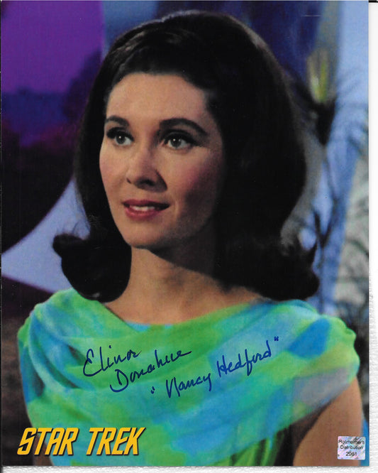 Elinor Donahue as "Nancy Hedford" 8in x 10in AUTOGRAPH Photo blue-sharpie w character name #1