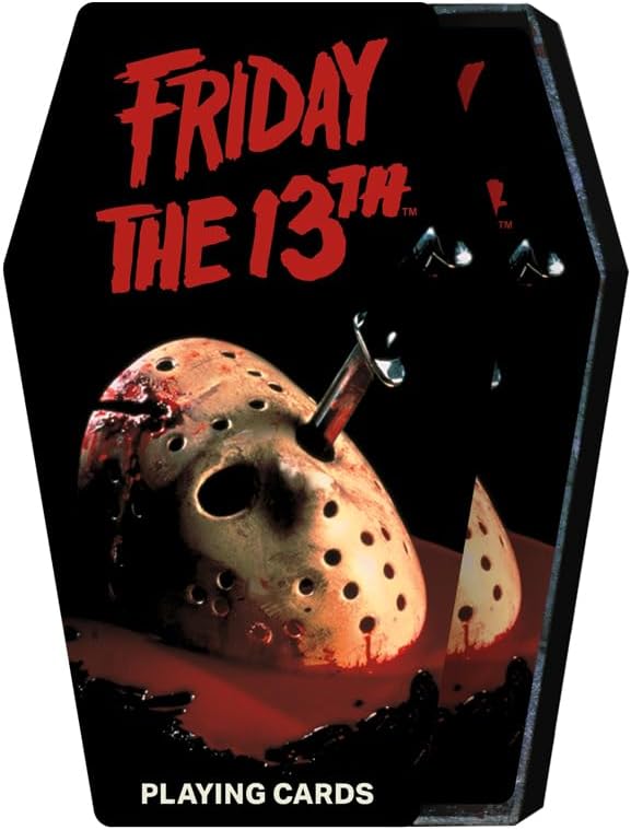 Friday the 13th Street Premium Coffin Playing Cards - Aquarius  - NIP - Still Sealed