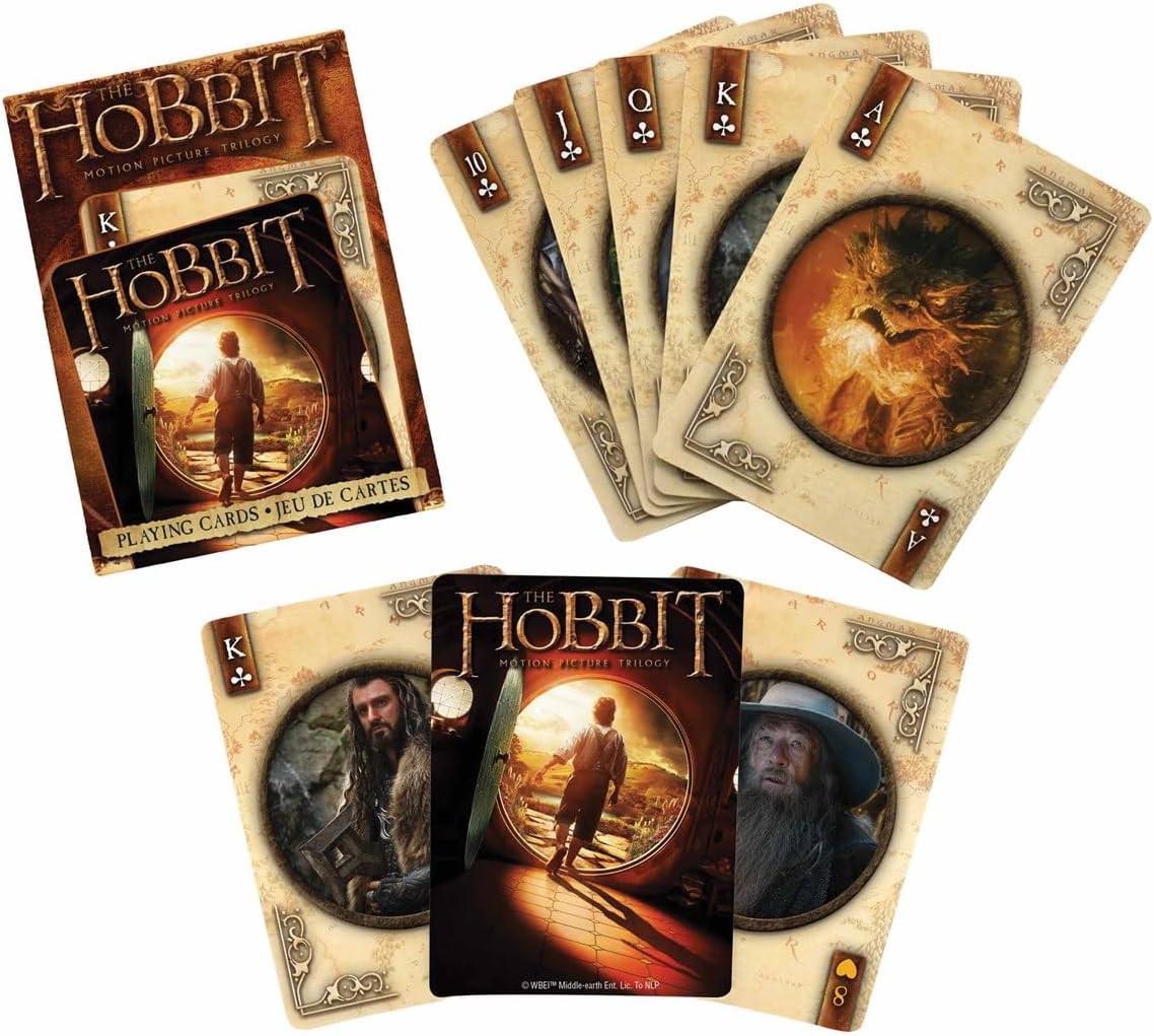 The Hobbit Playing Cards - Officially Licensed - Aquarius  - NIP - Still Sealed