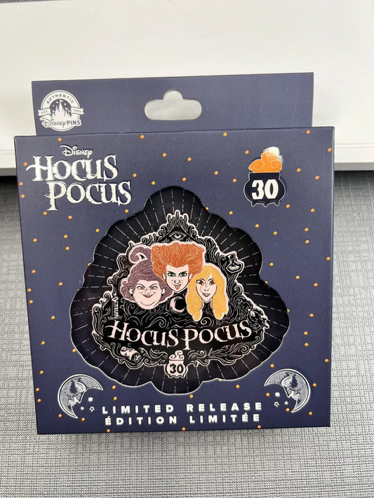 DISNEY Hocus Pocus 30th Anniversary Jumbo Pin – Limited Release NEW NIP