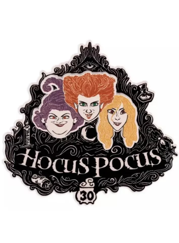 DISNEY Hocus Pocus 30th Anniversary Jumbo Pin – Limited Release NEW NIP