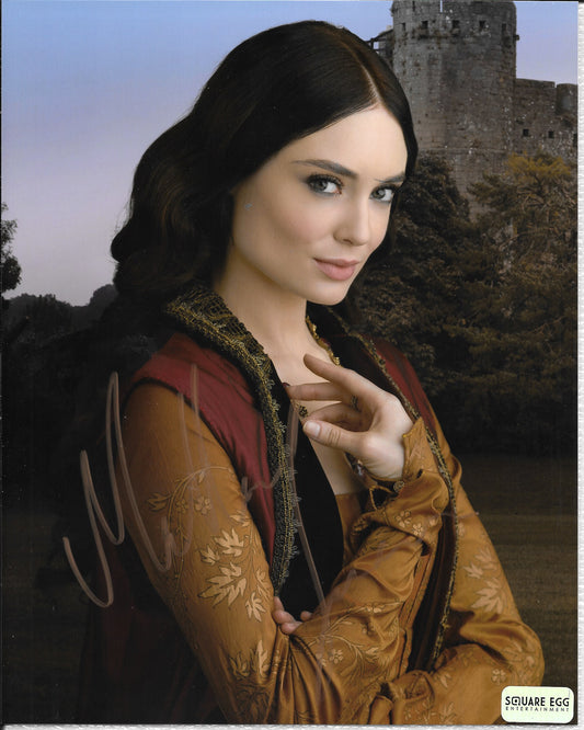 Mallory Jansen as Q Madalena Galavant Hand Signed Autograph COA 8in x 10 In. Photo Gold-sharpie #2