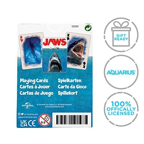 Jaws Playing Cards - Aquarius  - NIP - Still Sealed