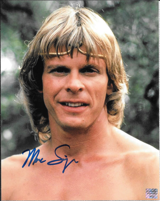 Marc Singer as the Beastmaster 8inchx10inch AUTOGRAPH photo Blue-sharpie #2