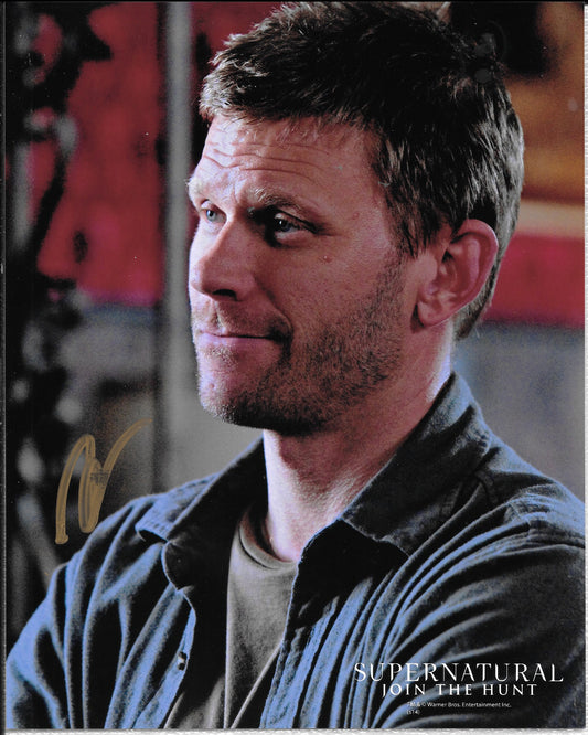 Mark Pellegrino 8in x 10in AUTOGRAPH Photo Gold-sharpie