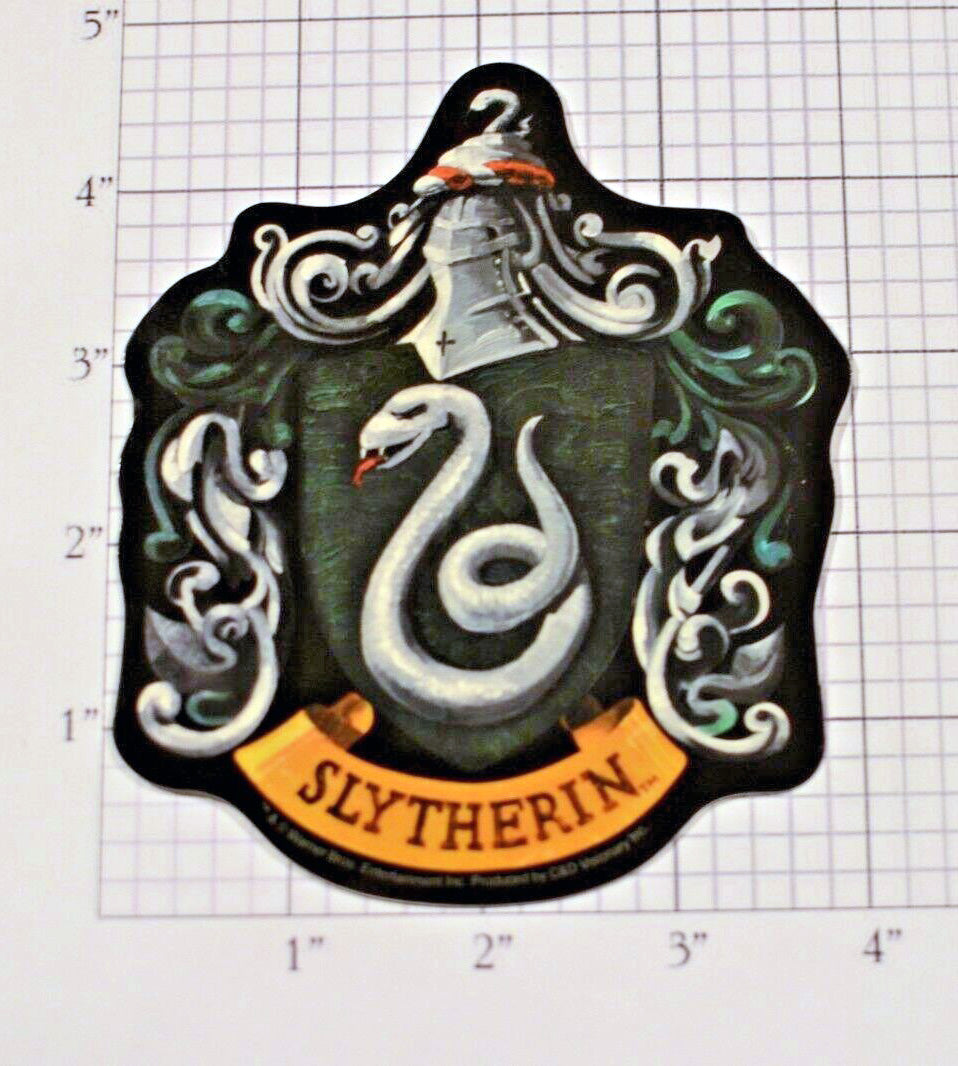 Harry Potter - Licensed Glossy Stickers Collectible - Slytherin Cut out - New Licensed