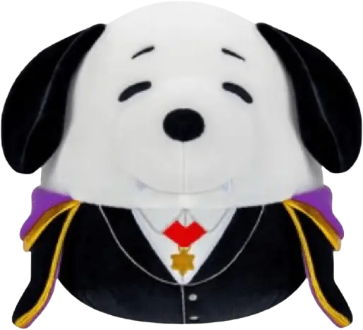 Squishmallows Snoopy Dracula 8 inch New w card