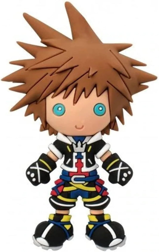 Disney Kingdom Hearts - Sora 3D Foam Magnet  - 3" New In Package