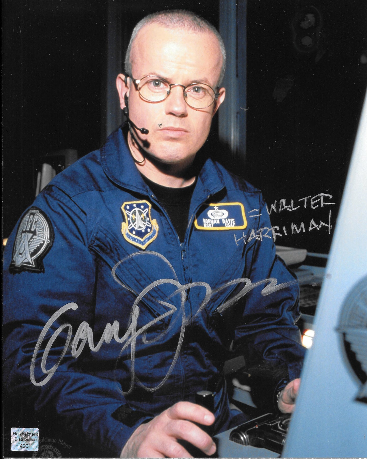 Gary Jones 8n x 10in AUTOGRAPH Silver-sharpie Pose#2