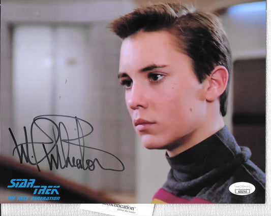 Will Wheaton 8in x 10in AUTOGRAPH Photo Star Trek The Next Generation AUTOGRAPH #2