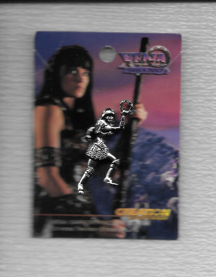 XENA Warrior Princess Figural Lapel Pin - Lucy Lawless & Renee O'Connor